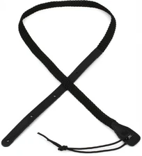 D'Addario 10MB01 1" Braided Mandolin Strap - Black
