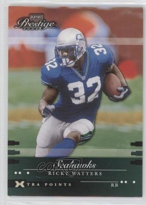 2002 Playoff Prestige Xtra Points Green 8/150 Ricky Watters #131 7k0