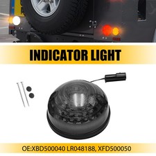 For Land Rover Defender 90 110 130 Smoked LED Indicator Side Marker Light 73mm