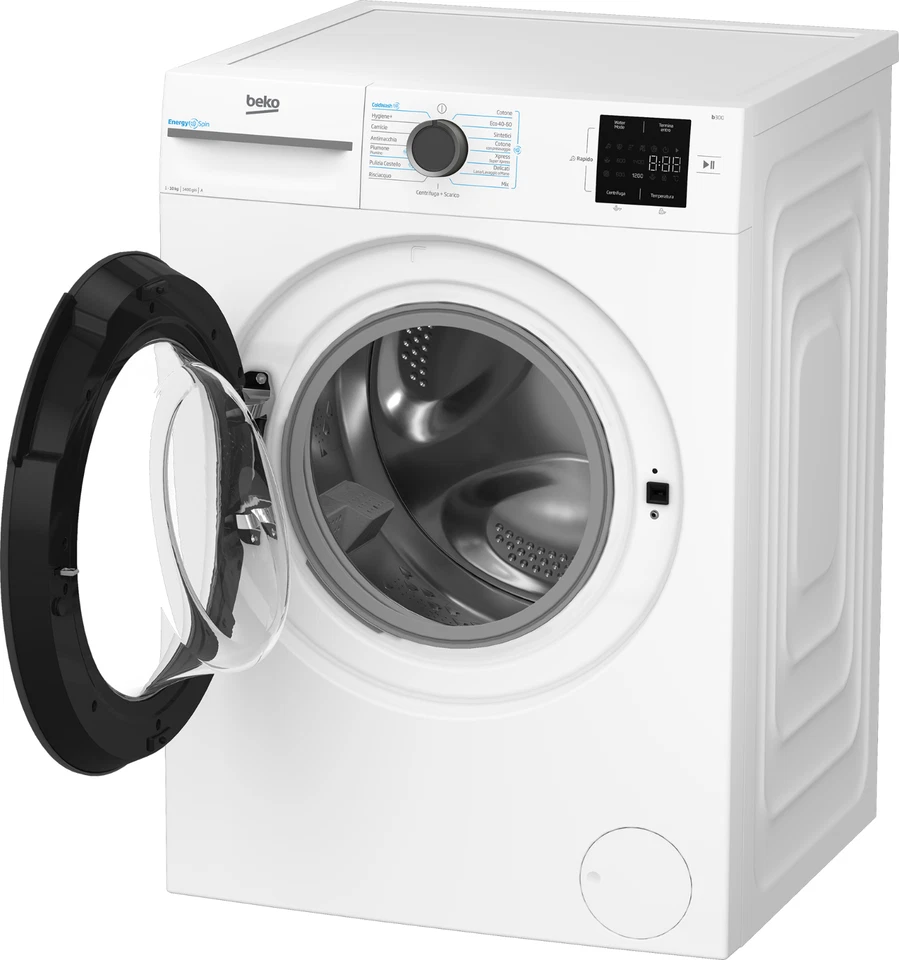 Lavatrice BEKO 10 KG Bianco 1400 Giri Classe A Programma Rapido Vapore OFFERTA - Immagine 4 di 4