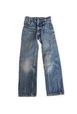 Vintage Levi's Jeans Boys 9 Slim Faded Stonewash Denim USA Orange Tab 418-0216