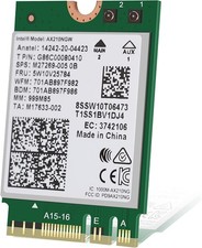 Intel WiFi 6E AX210 Gig  Wireless Network Adapter No vPro, Bluetooth 5.2