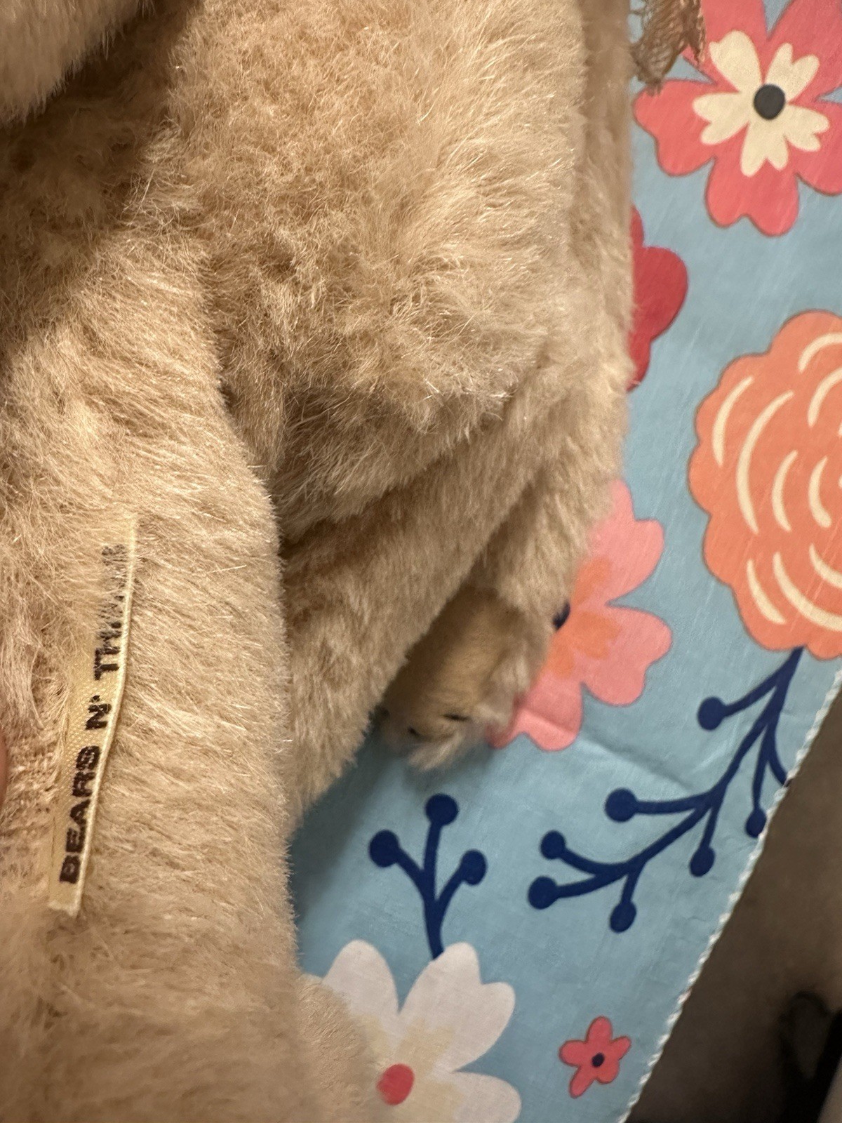 Vintage Mohair Teddy Bear By Bears N Things Fully Jointed Furbelows Hockenberry