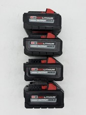 Milwaukee 48-11-1865 Lot of 4 M18 6.0Ah XC 18V High Output Batteries - NEW