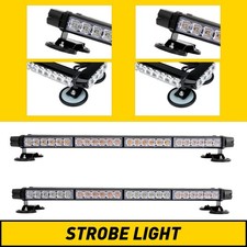 Auxito 454 Led Light Bar Rooftop Double Side Strobe Warning Light Amberwhite