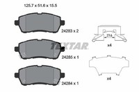Textar Textar BremsbelÄGe Mazda 2 + Suzuki Swift 4 IV + Daihatsu Materia 2428303