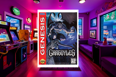 Gargoyles Videospiel Poster/Druck A3/A4/A5 230 g/m² gerahmt