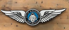 Police Albuquerque Wings3D routed carved wood patch plaque Sign Custom