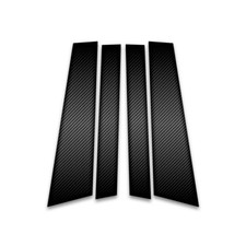 4pc Carbon Fiber Pillar Post Covers For 2008-2023 Nissan Altima Coupe