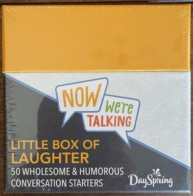 Now We re Talking Little Box Of Laughter - 50 Wholesome & Humorous Convo Cards