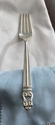 Estate Sale - International Royal Danish Sterling Silver Dinner Fork 7.75 Inches