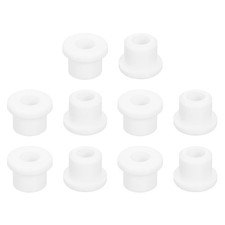 18Pcs Rubber Grommets 10mm Drill Hole 6mm ID White Hole Plug Grommet
