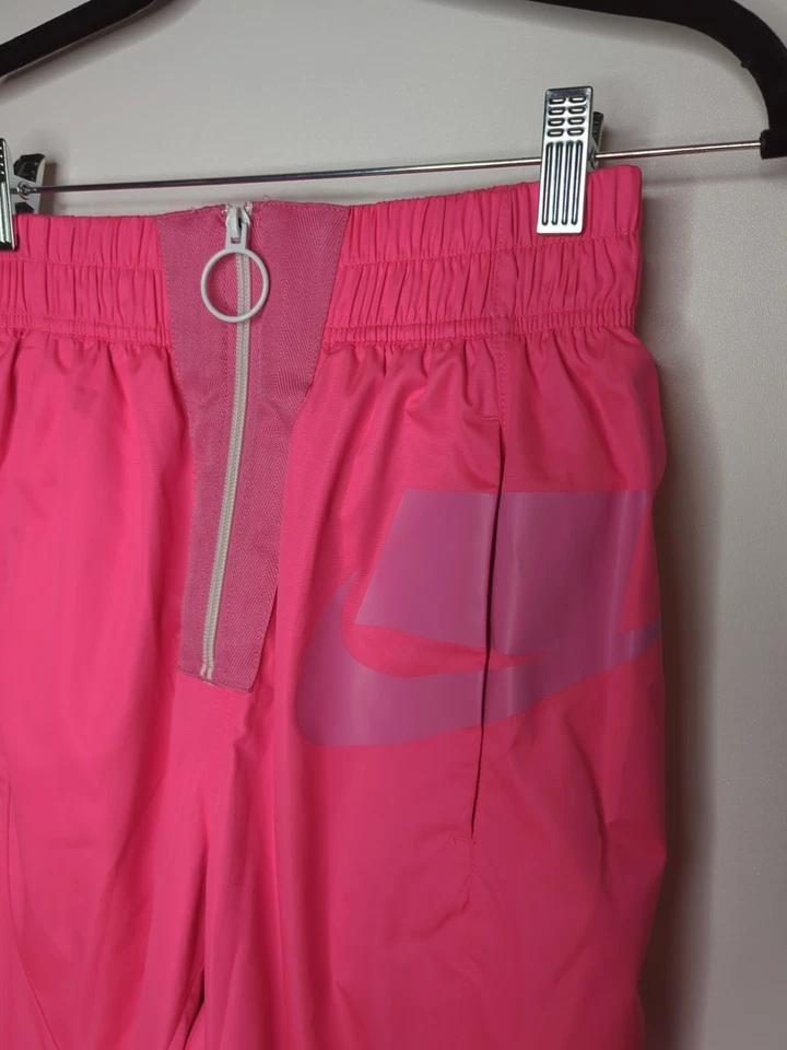 Pantalones Nike Sportswear NSW Tejido Logo Hiper Rosa Informal Gimnasio XS Foto 2 de 4