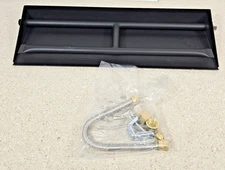 Stanbroil 20.5" Natural Gas Black Steel Dual Flame Pan Burner Kit