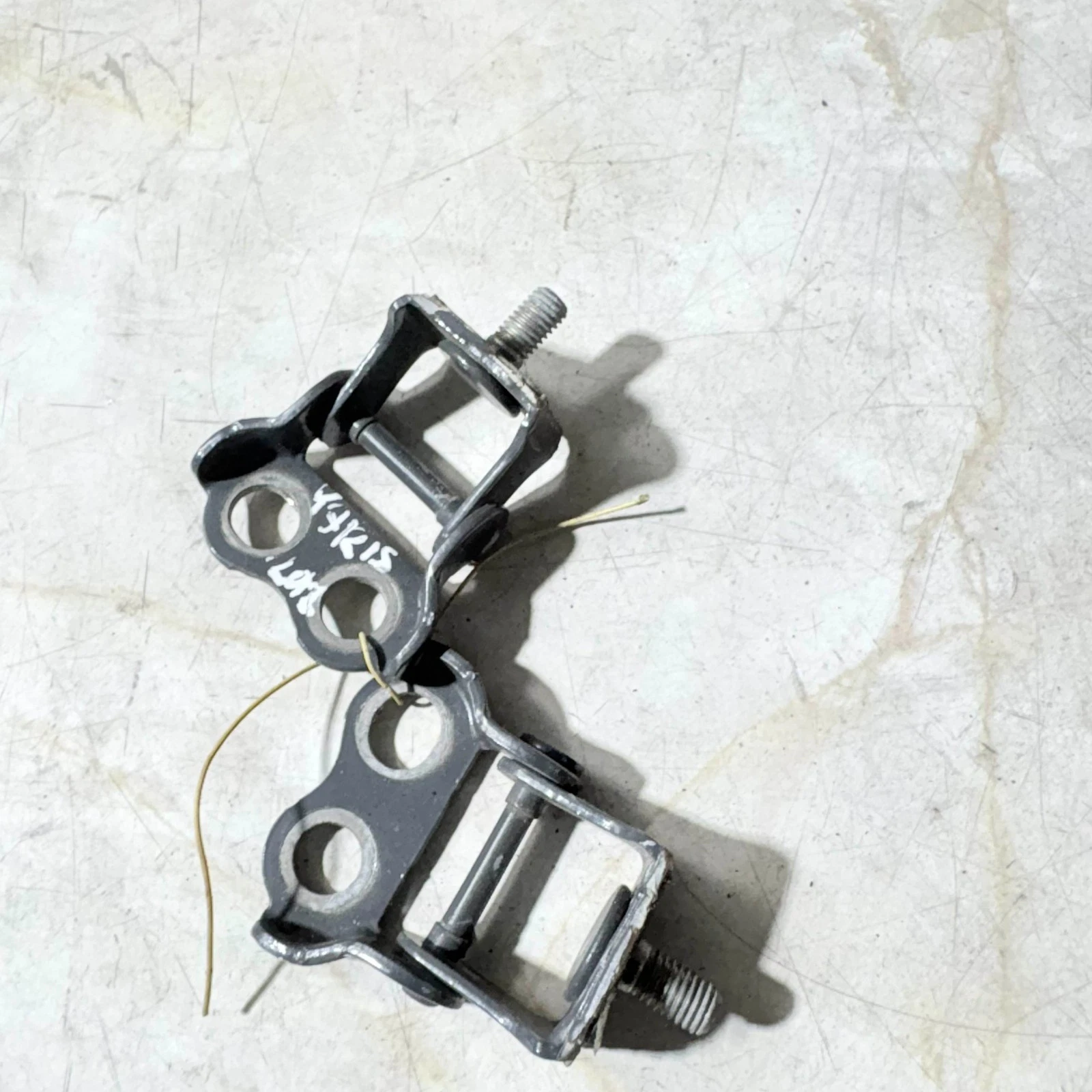 Toyota Yaris XP90 rear tailgate hinge pair actual item