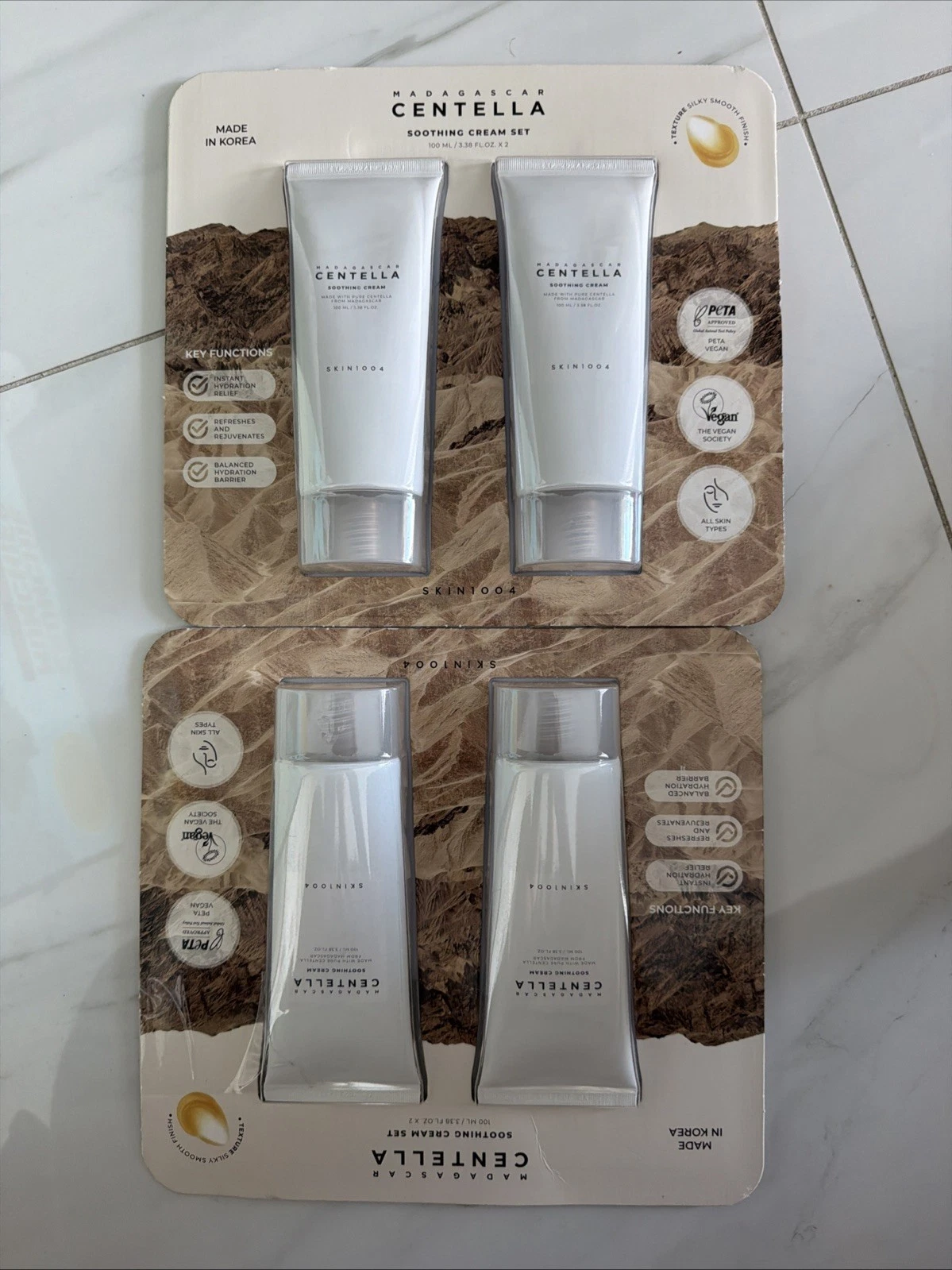 2 Packs - Madagascar Centella Soothing Cream, 3.38 Fluid Ounce (Pack of 2) New