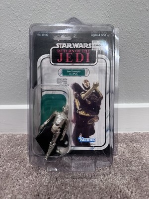 VINTAGE STAR WARS C-3PO ROTJ MOC 65 BACK