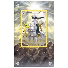 POKEMON TCG EXTENDED ART ACRYLIC CASE CARD ARCEUS XY83 BLACK STAR PROMO L28