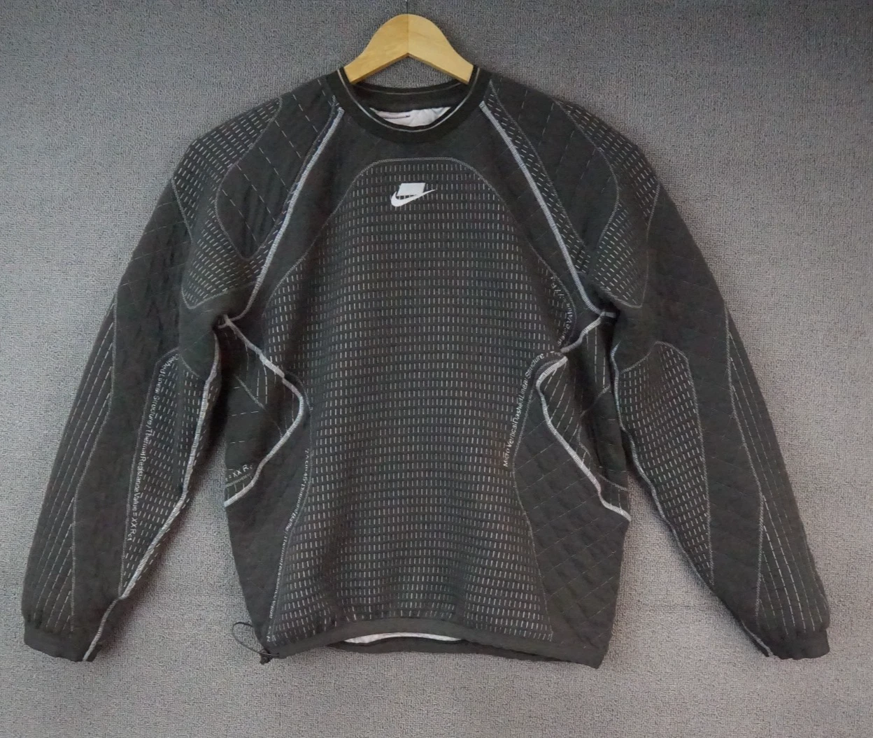 Nike Sportswear NSW Men's Small Engineered Crewneck Top Sweatshirt CU3822-001 XS