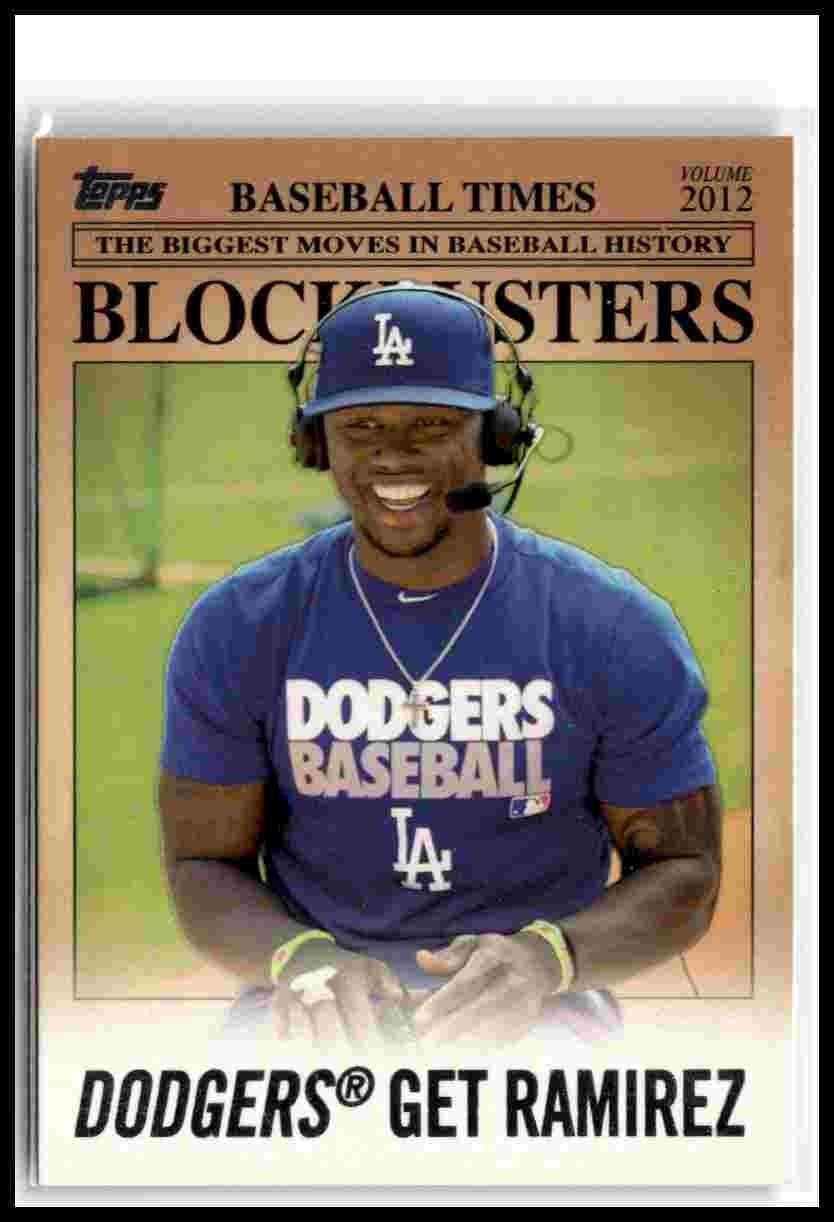 2012 Topps Update #BB-5 Hanley Ramirez Blockbusters