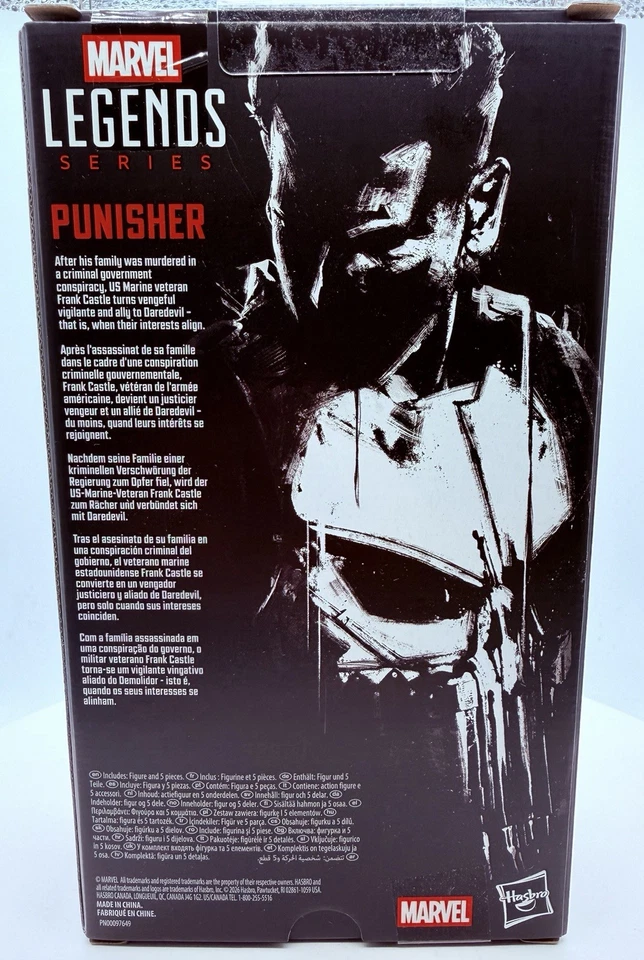 Marvel Legends Punisher Daredevil Born Again 2025 Frank Castle Disney+ EN STOCK Foto 2 de 3