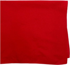 100 Cotton Solid Color Bandana for Men  Women 22" X 22" Handkerchief Headband