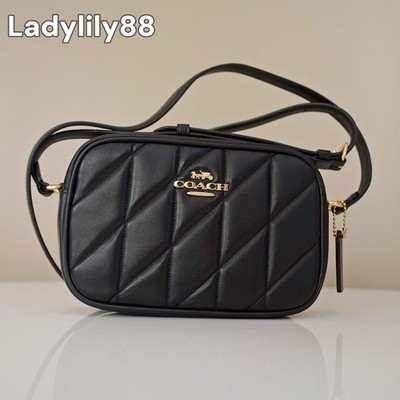 NWT Coach CY779 Mini Jamie Camera Bag With Quilting Nappa Leather