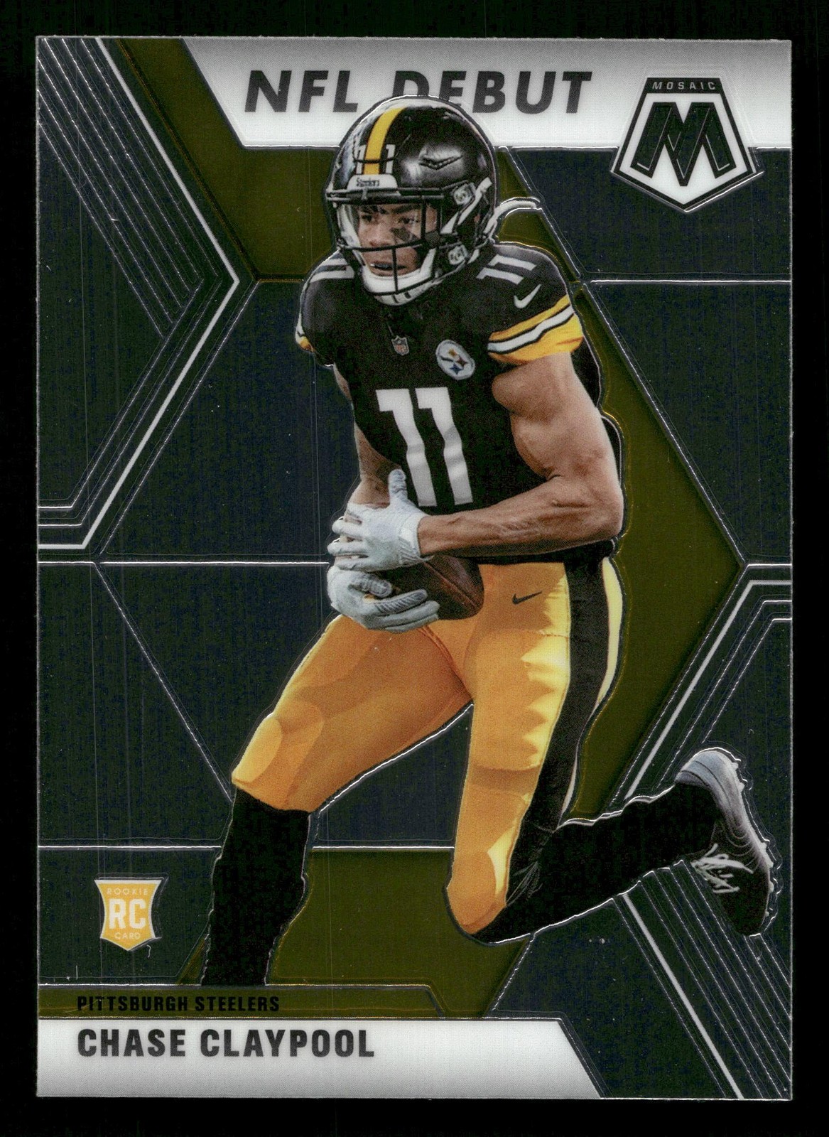 Chase Claypool Rookie RC 2020 Panini Mosaic #278 Card TCCCX a