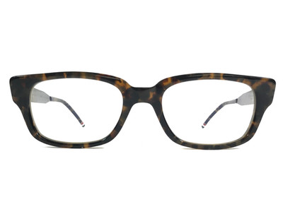 Thom Browne Eyeglasses Frames TB-007B-51 Tortoise Gray Square Full Rim 51-20-150