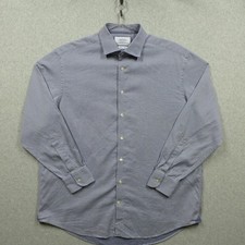 Charles Tyrwhitt Shirt Mens 17.5 35 Classic Fit Pattern Button Up Dress Shirt