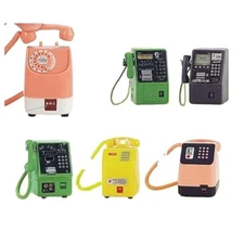 Takara Tomy Arts Public Telephone Gacha Collection Extra Edition x Set of 6 NEW