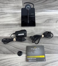JABRA ENGAGE 75 CONVERTIBLE WIRELESS HEADSET 9555-583-125 WHB050BS OFFICE PHONE