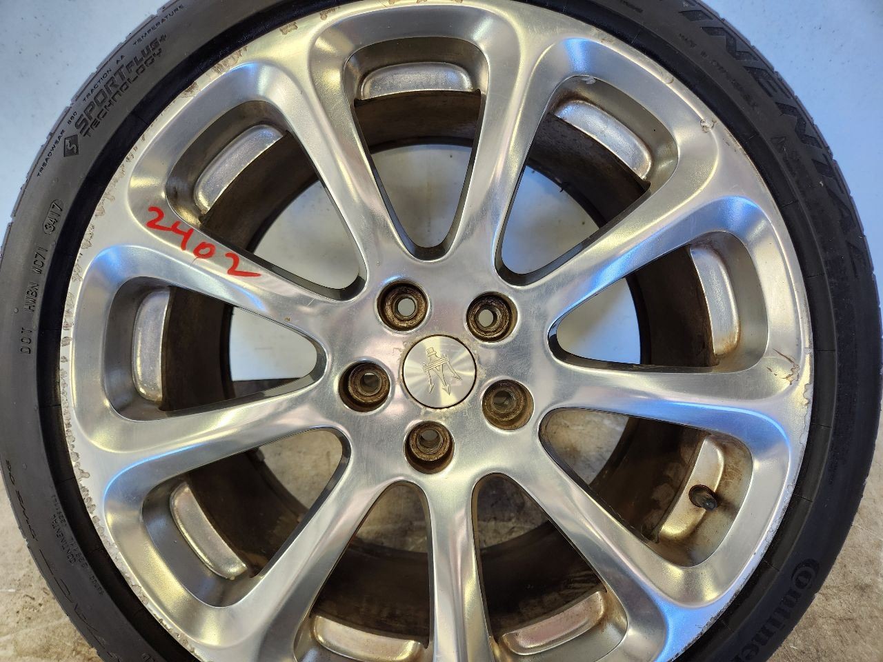 05 06 07 08 09 10 11 MASERATI QUATTROPORTE FRONT ALLOY WHEEL RIM 19'' 82380706