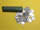 Complete Roll of 50 - 1964-D Roosevelt Dimes - 90% Silver - AU/BU     (WH19)