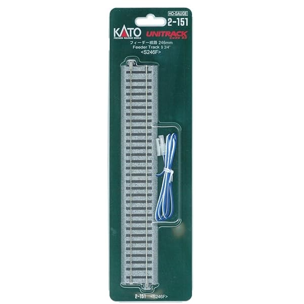 KATO HO gauge feeder line 246mm 1 pcs 2-151 model railroad supplies Official