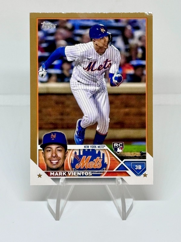 MARK VIENTOS 2023 Topps Series 2 #550 Gold Parallel RC New York Mets Rookie