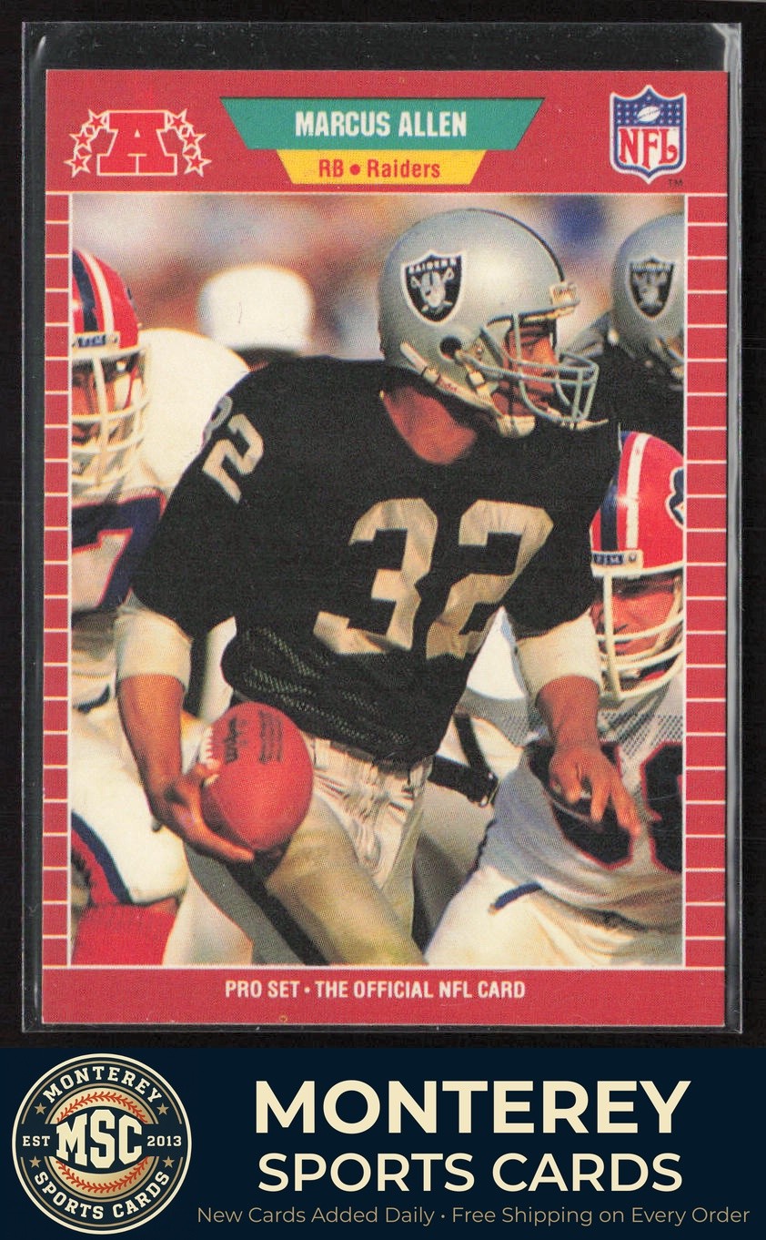 Marcus Allen 1989 Pro Set #182 Los Angeles Raiders