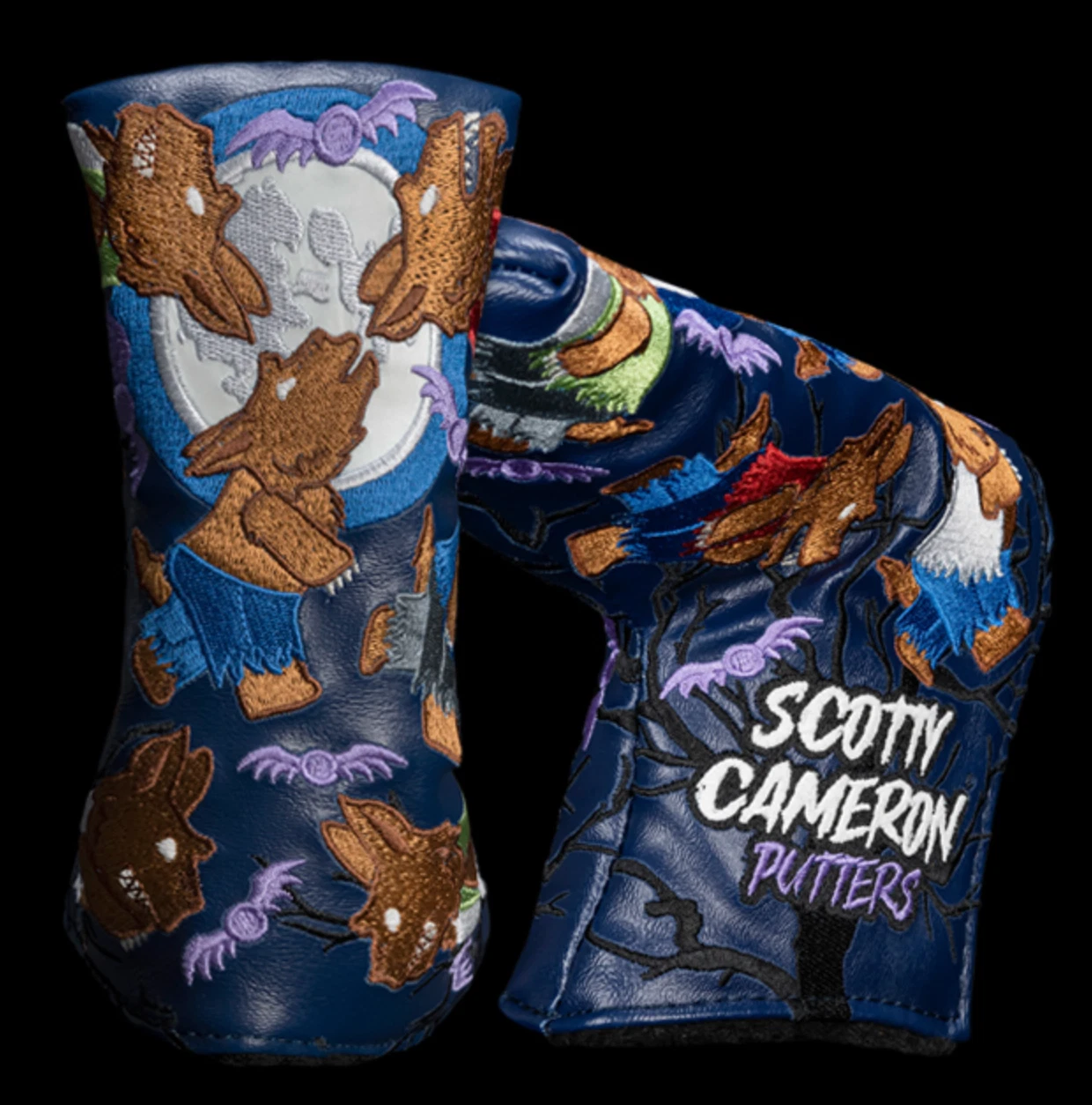 Titleist Scotty Cameron 2025 Full Moon Rising Halloween Putter Headcover