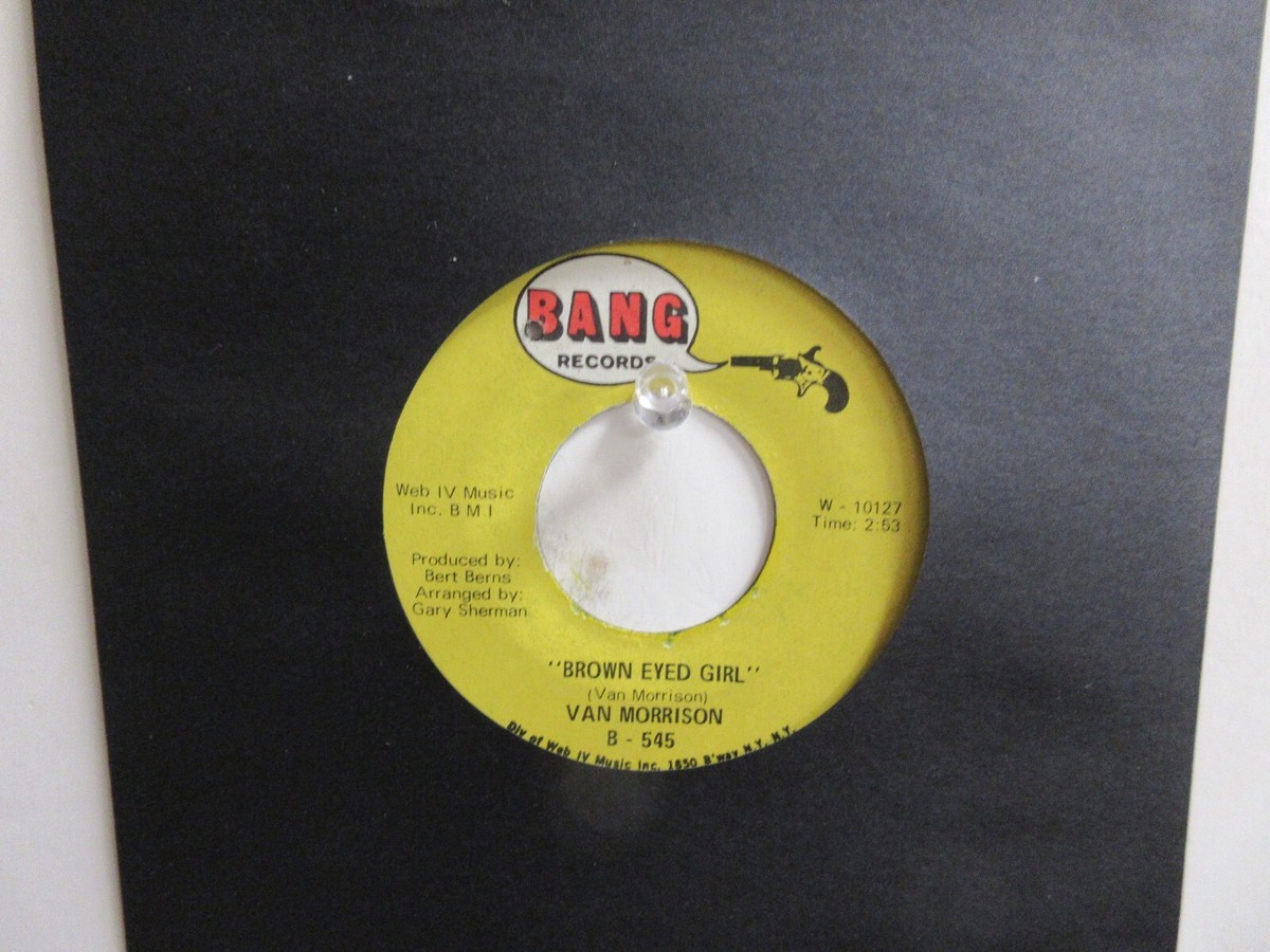 💥 ' VAN MORRISON ' HIT 45 + PICTURE [BROWN EYED GIRL] 1967