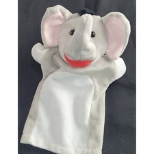 Melissa  Doug Hand Puppet Elephant Safari Friends Pretend Play Boy Girl