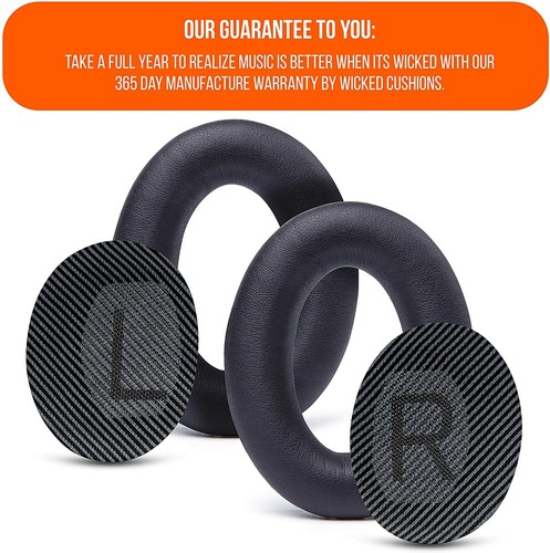 Replacement Ear Pads for Bose QC35 & QC35ii QuietComfort 35 Ear Cushion Earpads - Picture 3 of 7
