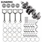 Engine Rebuild Overhaul Kit & Crankshaft For Hyundai Kia Forte Soul G4Nc 2.0L