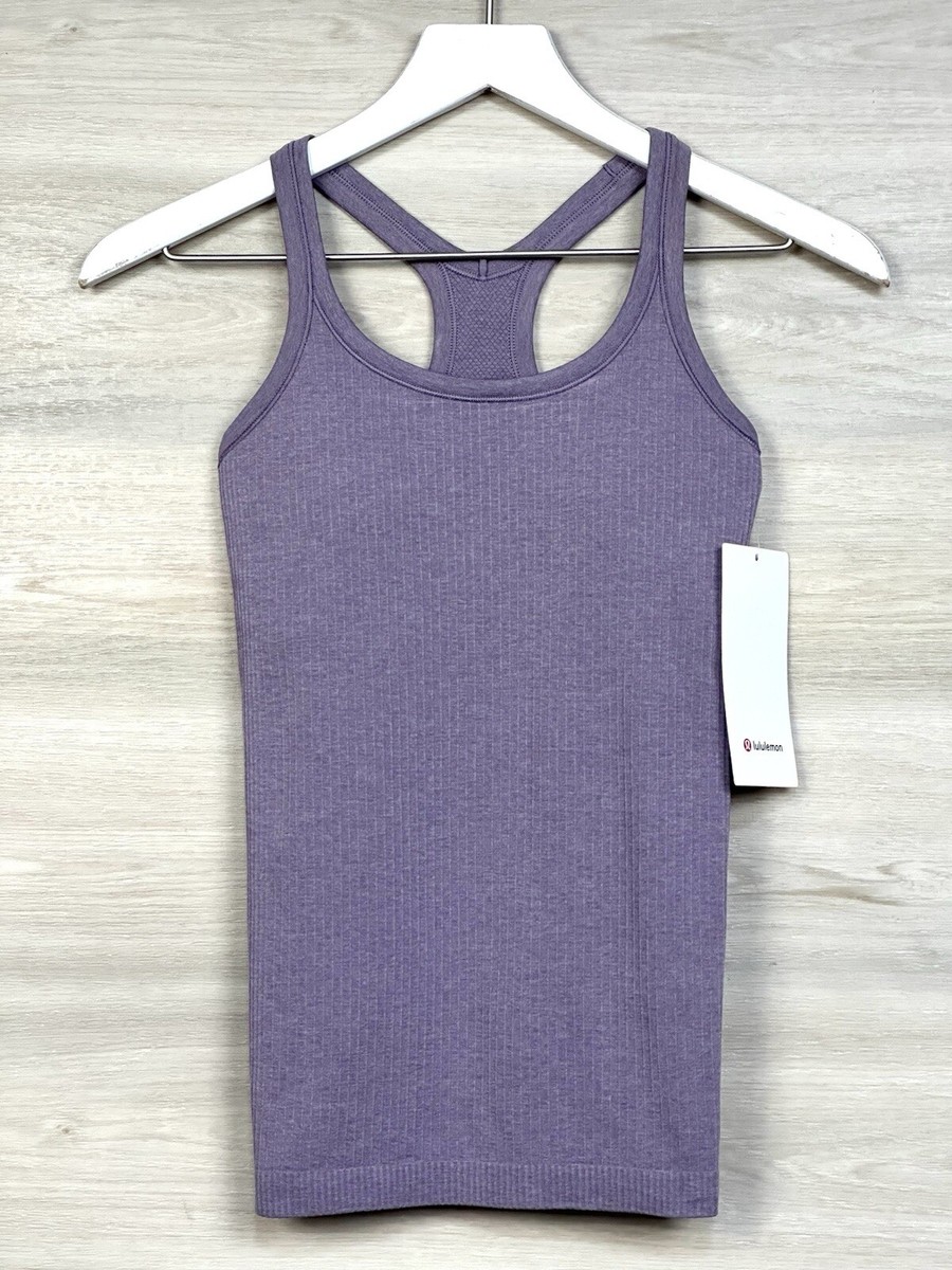 その他 lulu Lululemon Ebb to Street Cropped Racerback Tank Top *Light
