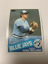 1985 Topps Toronto Blue Jays Rance Mulliniks