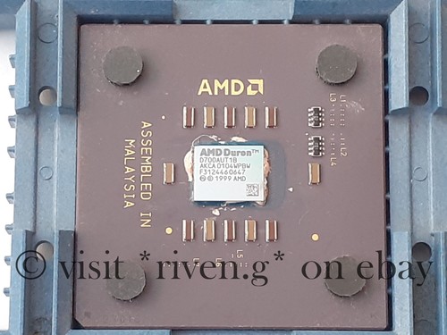 AMD DURON 700 Mhz SOCKET 462 CPU@SPITFIRE CORE@FULLY TESTED WORKING@D700AUT1B - Picture 1 of 12