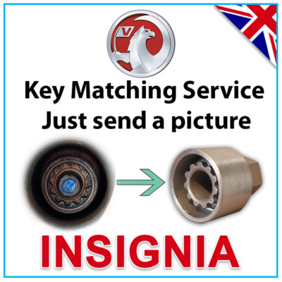 for Vauxhall Insignia Security Locking Lock Wheel Nut Key M Matching Service LWN