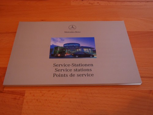 Mercedes Benz Händlerverzeichnis von 2000 Europa - Service-Stationen