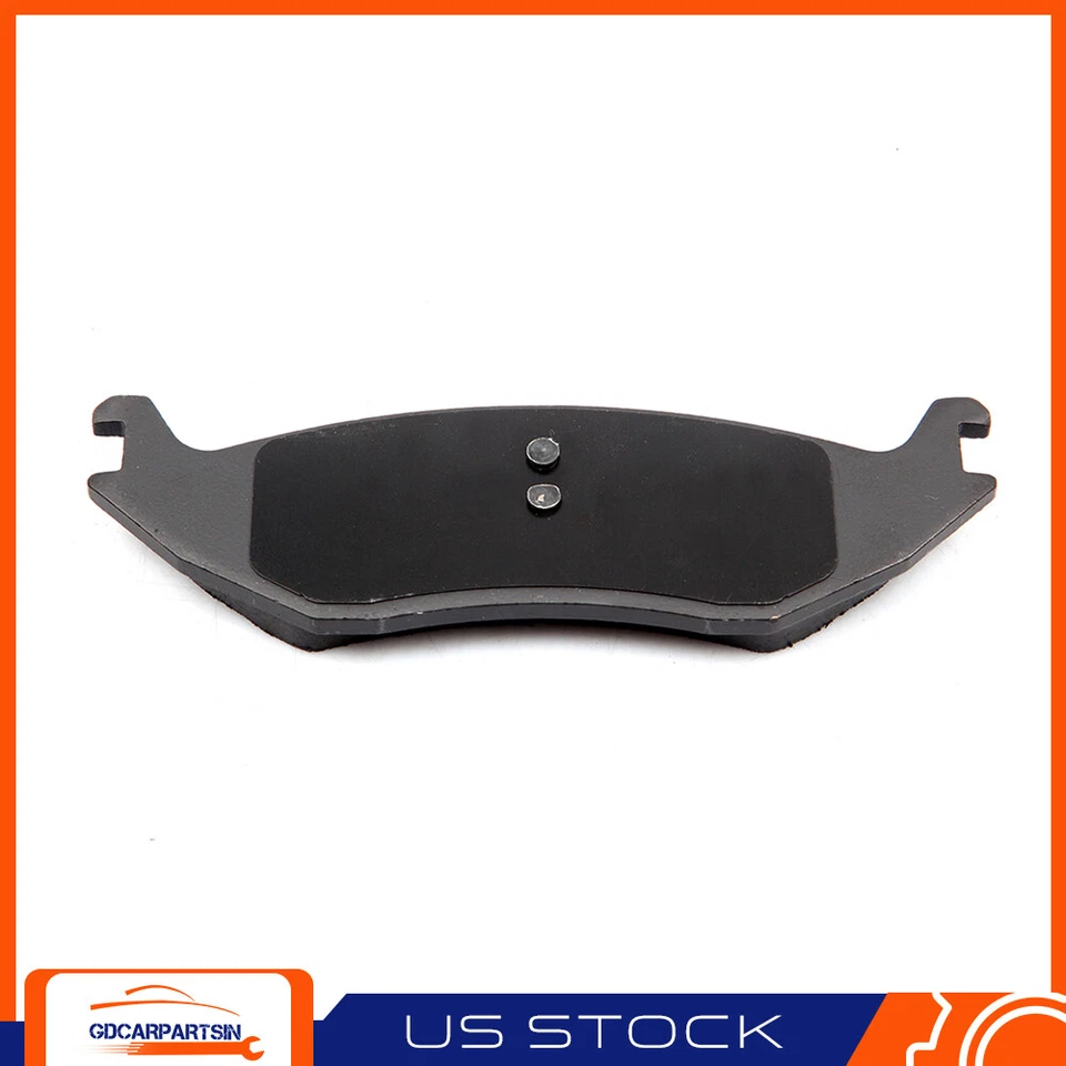 Pinzas de freno traseras rotores y pastillas de cerámica ranuradas para Dodge Ram 1500 2002-2010 Foto 2 de 4