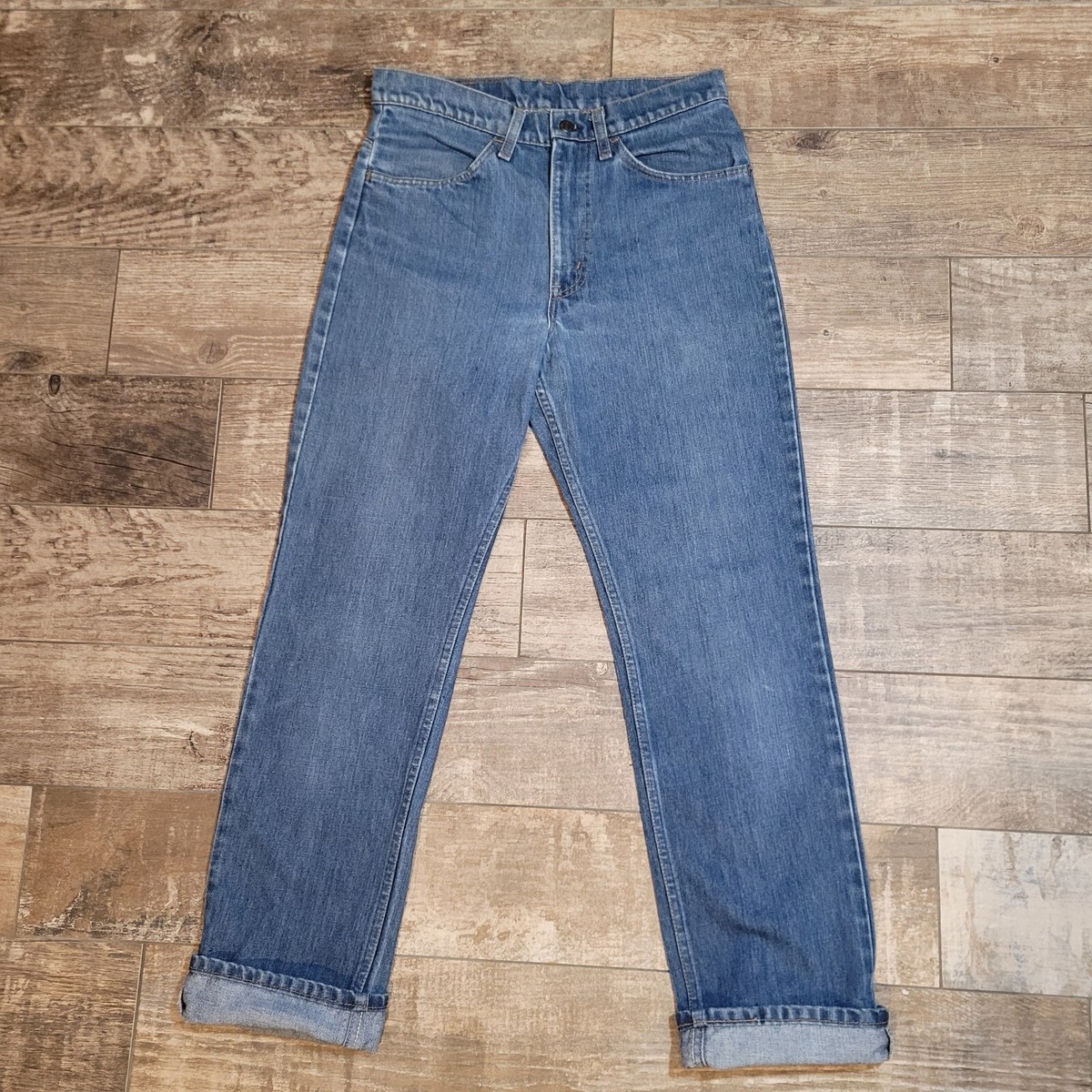 07！ Levis Jeans 40519-0916 Orange Tag 33x36 Measures 31x29 HEMED LEG