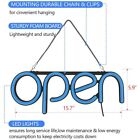 Business Sign Open Neon Lamp Integrative Bright Led Store Shop Advertising Light